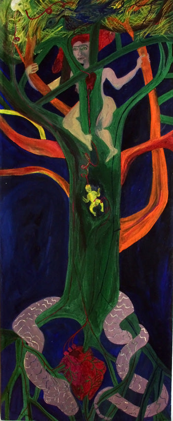 Lilith in the Tree of Life Original Painting