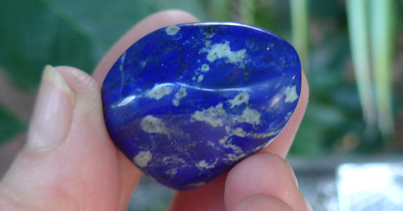 Medicine Bag Polished Lapis Nugget