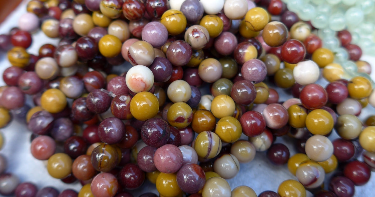 Mookaite Jasper Power Beads Bracelet