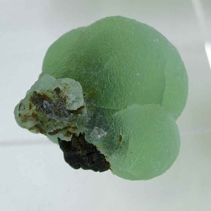 Prehnite Mounds with Epidote Rod