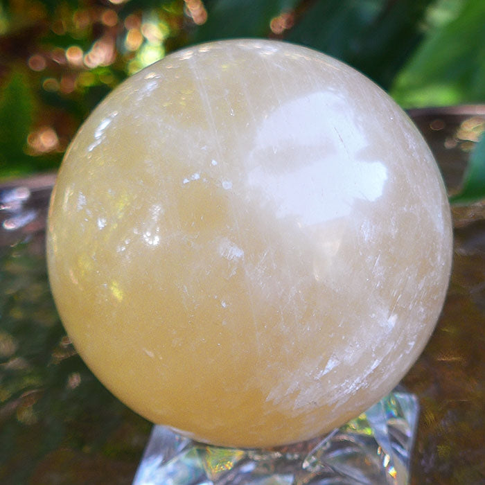 Orange Calcite Sphere