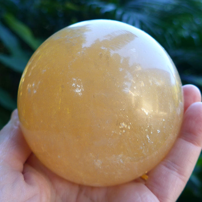 Orange Calcite Sphere