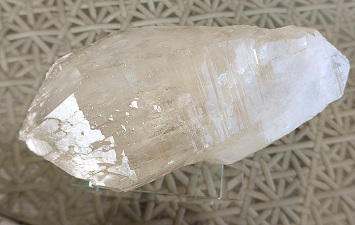 STEEP PRICE DROP: Champagne Citrine Druzy Elestial Cathedral with Rainbow