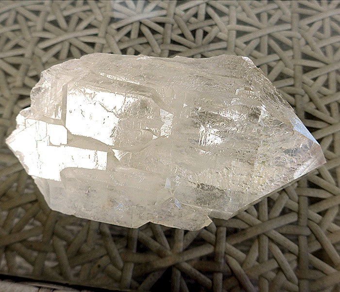 Pale Large Sparkling Citrine Elestial Cluster