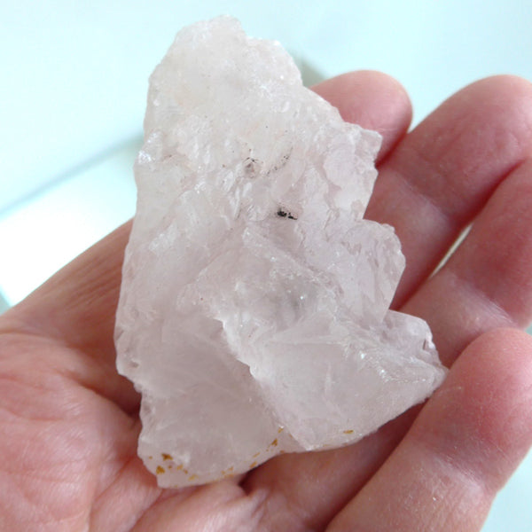 Pale Pink Ice Mountain Mother Multipoint Specimen