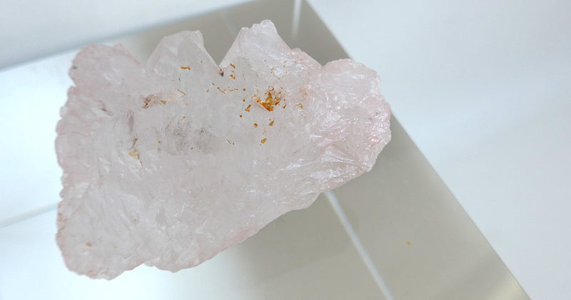 Pale Pink Ice Mountain Mother Multipoint Specimen