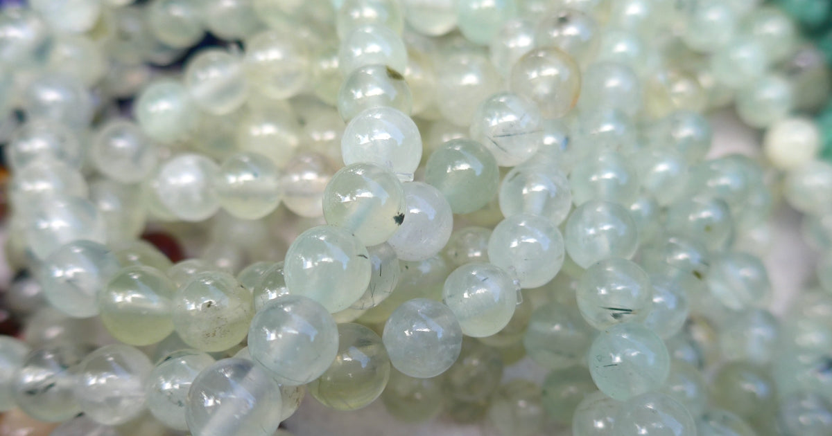 Prehnite Power Beads Bracelet