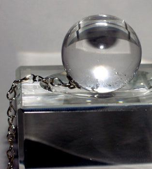 Lemurian Crystal Round Pendulum