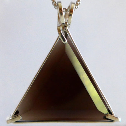 Smoky Quartz Star of David Pendant