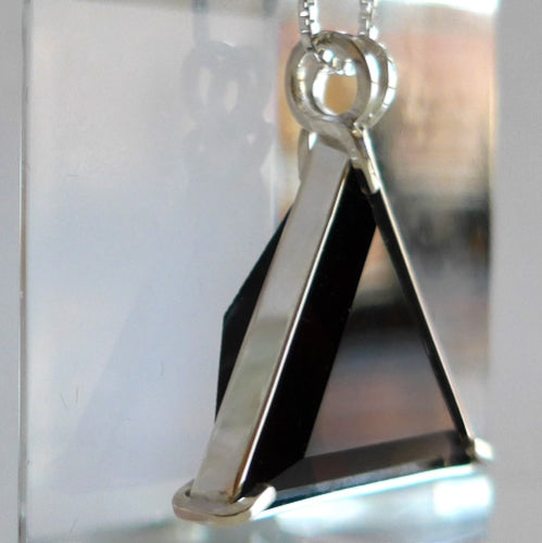 Smoky Quartz Star of David Pendant