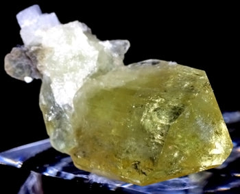 Brazilianite Gemstone with Albite