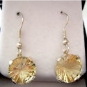 Golden Labradorite 14 mm Super Nova Hanging Earrings