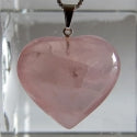 NOW HALF PRICE!! Rose Quartz Heart Pendant