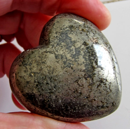 Pyrite Shimmering Heart