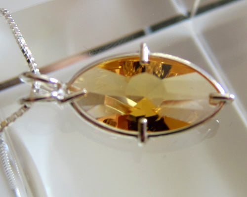 Citrine Infinite Eye Pendant