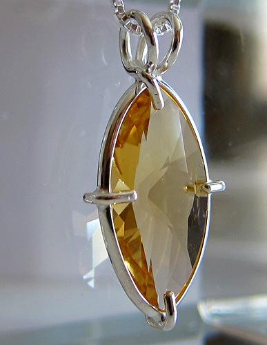 Citrine Infinite Eye Pendant