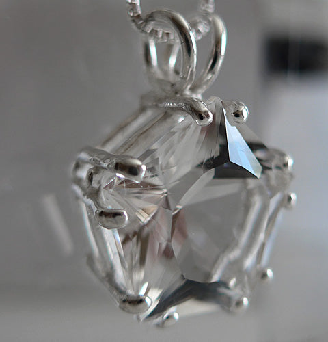 Clear Quartz Star of Venus Pendant