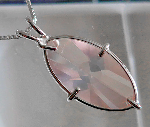 Rose Quartz Infinite Eye Pendant