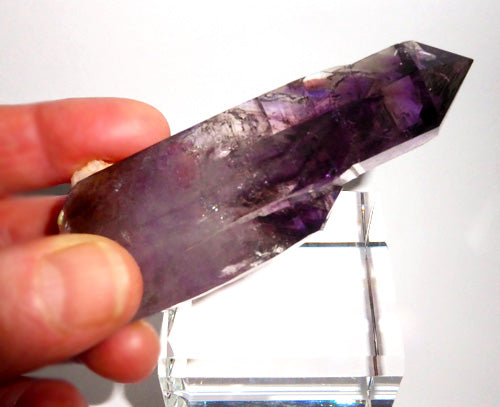 AAA Twin Phantom Madagascar Amethyst Point