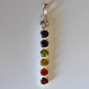 Indian Chakra Pendant in Sterling Silver