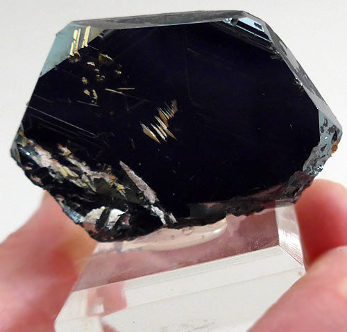 Hematite Fan with Rutile Starburst