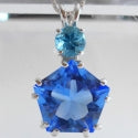 Siberian Blue Star of Venus with Blue Topaz