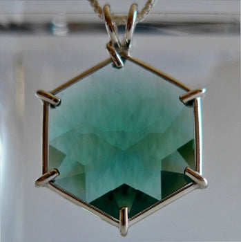 Siberian Green Quartz Flower of Life