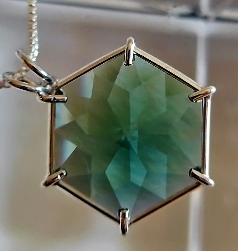 Siberian Green Quartz Flower of Life