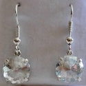 Angel Aura Radiant Heart Hanging Earrings