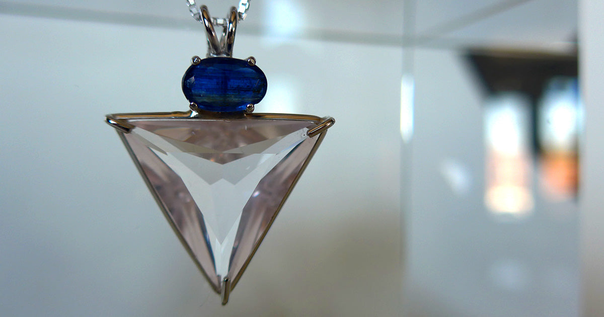 Rose Quartz Angelic Star with Kyanite Gemstone Crown