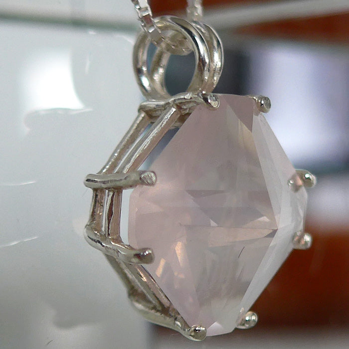 Rose Quartz Magician Stone Pendant