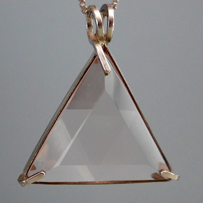 Rose Quartz Star of David Pendant