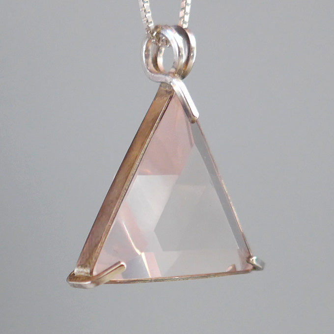 Rose Quartz Star of David Pendant