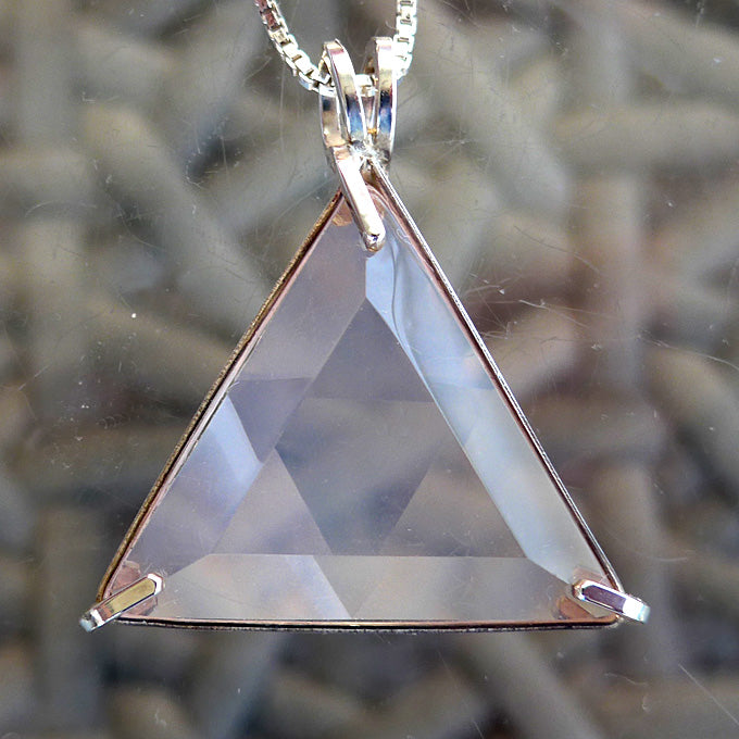 Rose Quartz Star of David Pendant