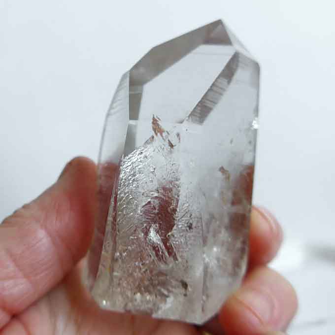 Semi Polished Lemurian Growth Interference Isis Generator with Temple Markings