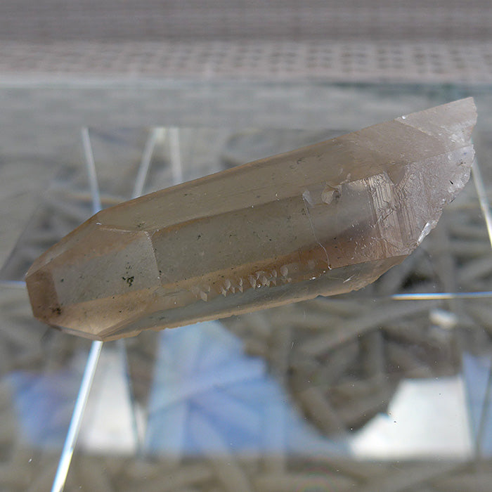 Unpolished Shadow Lemurian Window Wand
