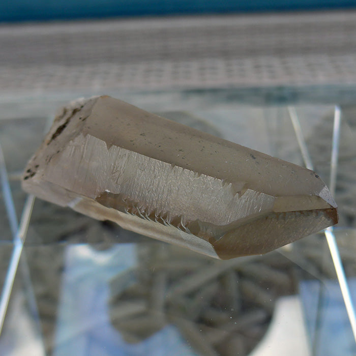 Unpolished Shadow Lemurian Window Wand