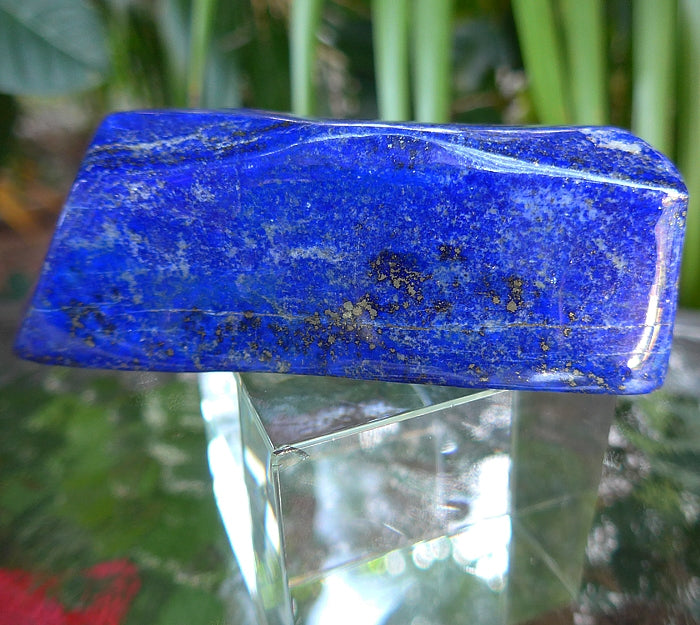 Slender Large Polished Lapis Lazuli Altar