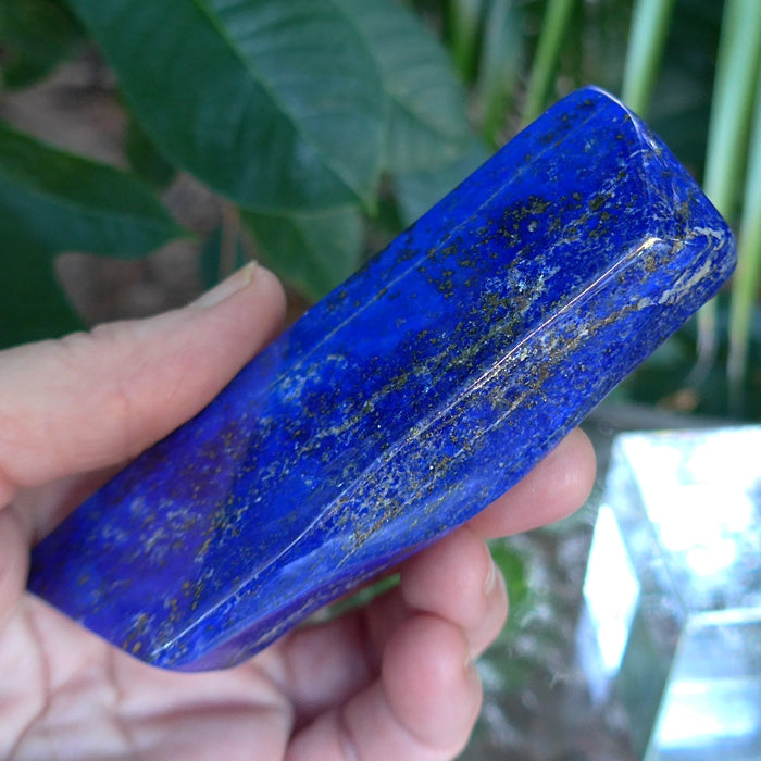 Slender Large Polished Lapis Lazuli Altar