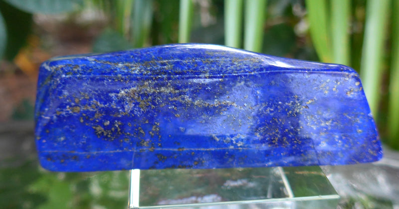 Slender Large Polished Lapis Lazuli Altar