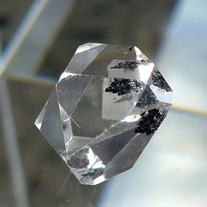 Water Clear Pakistani Herkimer Diamond with Hydrocarbon Inclusion
