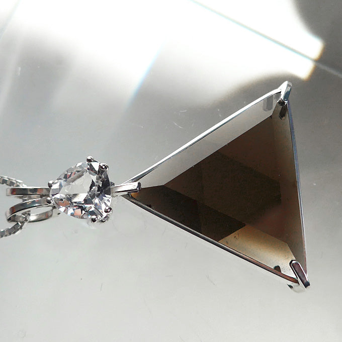 Smoky Quartz Star of David with Danburite