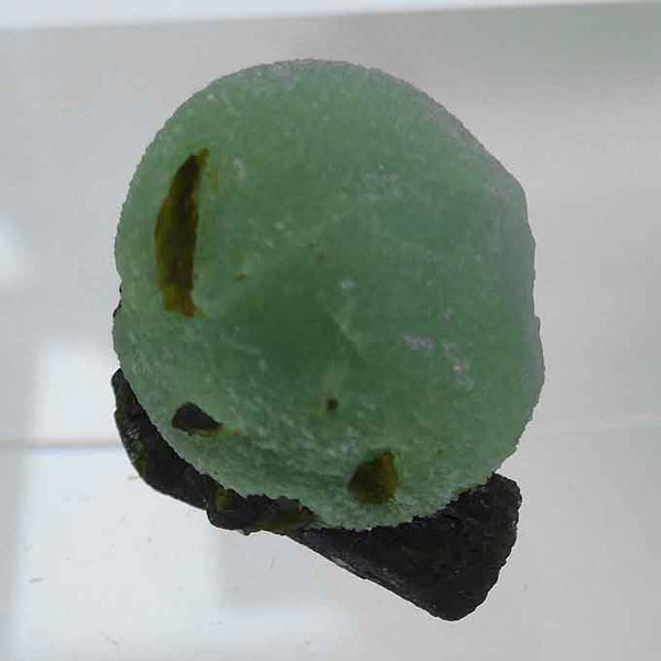 Prehnite Sphere on Epidote Base