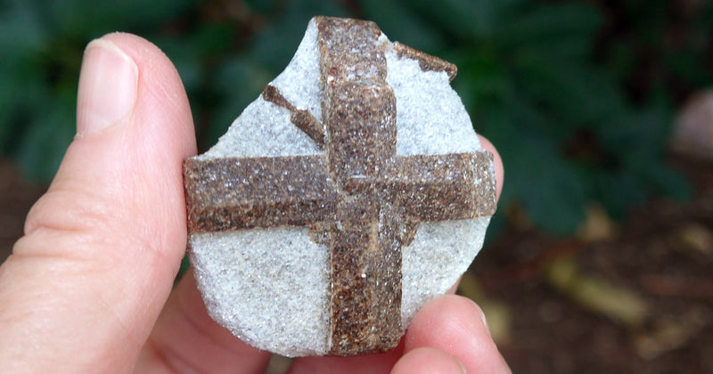 St. George Staurolite Glittering Cross