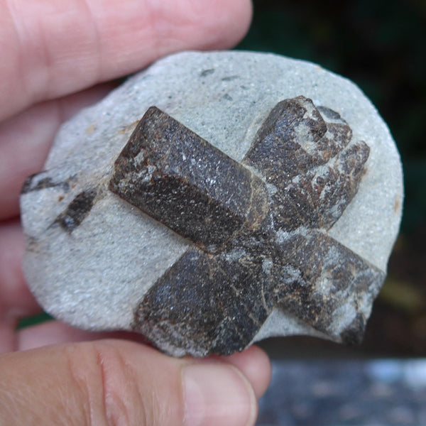 Giant St. George Staurolite Cross