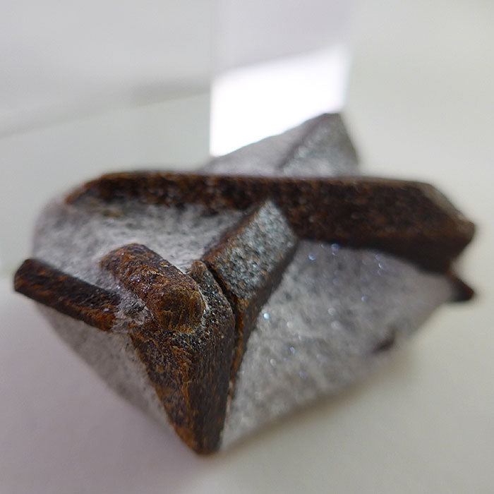 Sparkling St. Andrew's Staurolite Cross