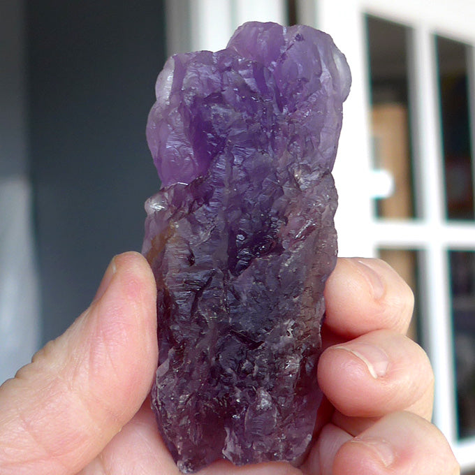 Lovely Bolivian Striped Rainbow Ametrine Wand