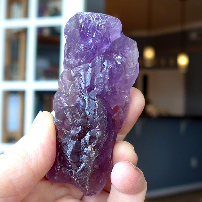 Lovely Bolivian Striped Rainbow Ametrine Wand