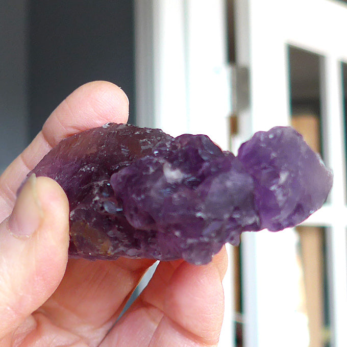 Lovely Bolivian Striped Rainbow Ametrine Wand