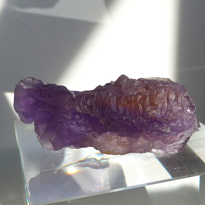 Lovely Bolivian Striped Rainbow Ametrine Wand